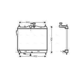 Chladič motora AVA QUALITY COOLING HYA2101