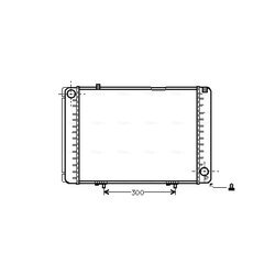 Chladič motora AVA QUALITY COOLING MS2134