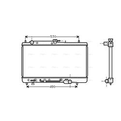 Chladič motora AVA QUALITY COOLING MZ2091