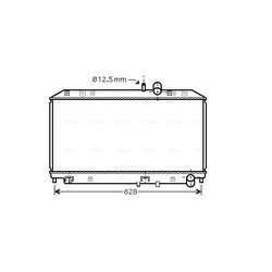 Chladič motora AVA QUALITY COOLING MZ2169