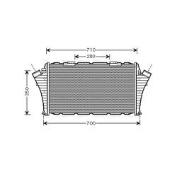 Chladič plniaceho vzduchu AVA QUALITY COOLING OL4439