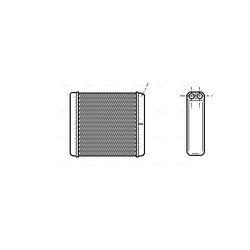 Výmenník tepla vnútorného kúrenia AVA QUALITY COOLING OL6206