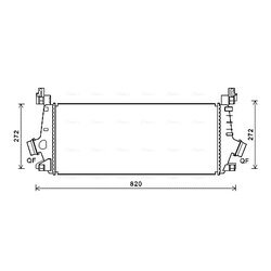 Chladič plniaceho vzduchu AVA QUALITY COOLING OLA4640