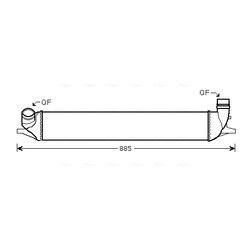 Chladič plniaceho vzduchu AVA QUALITY COOLING RTA4426