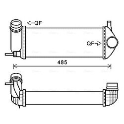 Chladič plniaceho vzduchu AVA QUALITY COOLING RTA4615