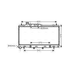 Chladič motora AVA QUALITY COOLING SU2069