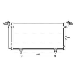 Kondenzátor klimatizácie AVA QUALITY COOLING SU5084D