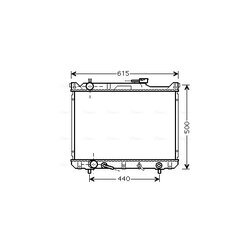 Chladič motora AVA QUALITY COOLING SZ2073