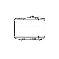 Chladič motora AVA QUALITY COOLING TO2036