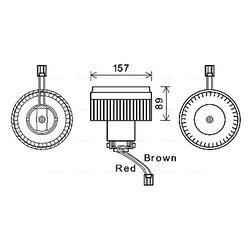 Vnútorný ventilátor AVA QUALITY COOLING VO8176