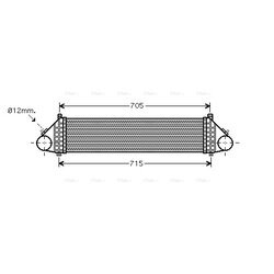 Chladič plniaceho vzduchu AVA QUALITY COOLING VOA4164