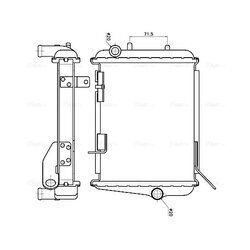 Chladič motora AVA QUALITY COOLING AI2453