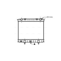 Chladič motora AVA QUALITY COOLING AU2132