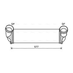 Chladič plniaceho vzduchu AVA QUALITY COOLING BWA4543