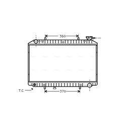 Chladič motora AVA QUALITY COOLING DNA2171