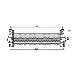 Chladič plniaceho vzduchu AVA QUALITY COOLING DW4093