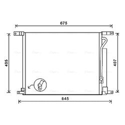 Kondenzátor klimatizácie AVA QUALITY COOLING DWA5139D