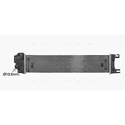 Chladič motora AVA QUALITY COOLING FD2687 - obr. 1