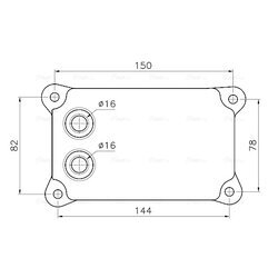 Chladič motorového oleja AVA QUALITY COOLING FD3698