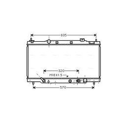 Chladič motora AVA QUALITY COOLING HD2166