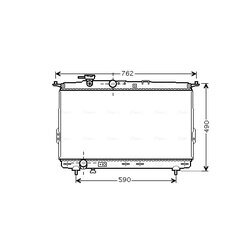 Chladič motora AVA QUALITY COOLING HY2106