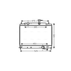 Chladič motora AVA QUALITY COOLING HY2170