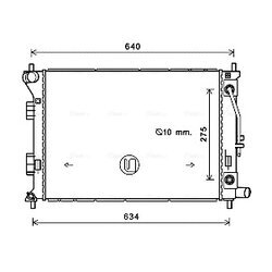 Chladič motora AVA QUALITY COOLING HY2390