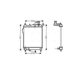 Chladič motora AVA QUALITY COOLING HYA2099