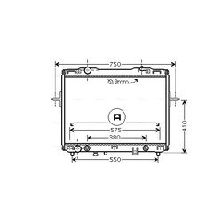 Chladič motora AVA QUALITY COOLING KA2057