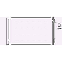 Kondenzátor klimatizácie AVA QUALITY COOLING MS5717D