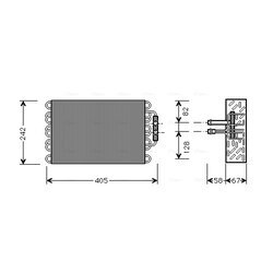 Výparník klimatizácie AVA QUALITY COOLING MSV008