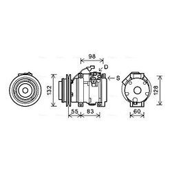 Kompresor klimatizácie AVA QUALITY COOLING MTAK219