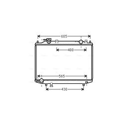 Chladič motora AVA QUALITY COOLING MZ2235