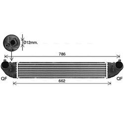 Chladič plniaceho vzduchu AVA QUALITY COOLING OL4719