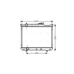 Chladič motora AVA QUALITY COOLING SZ2078