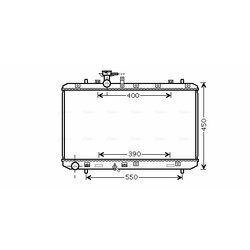 Chladič motora AVA QUALITY COOLING SZ2084