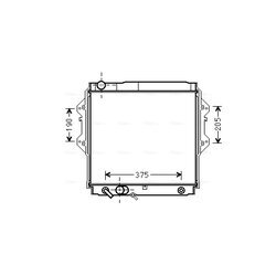 Chladič motora AVA QUALITY COOLING TO2561