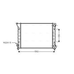 Chladič motora AVA QUALITY COOLING VN2071