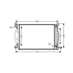 Chladič motora AVA QUALITY COOLING AI2207