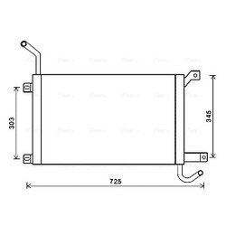 Chladič motora AVA QUALITY COOLING AUA2224