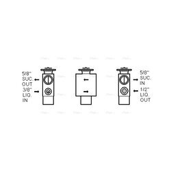 Expanzný ventil klimatizácie AVA QUALITY COOLING CL1005