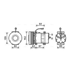 Kompresor klimatizácie AVA QUALITY COOLING CPAK014