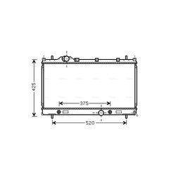 Chladič motora AVA QUALITY COOLING CR2087