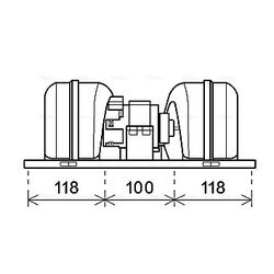 Vnútorný ventilátor AVA QUALITY COOLING DF8070