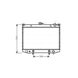 Chladič motora AVA QUALITY COOLING DN2076