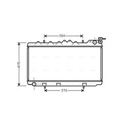 Chladič motora AVA QUALITY COOLING DN2094