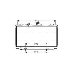 Chladič motora AVA QUALITY COOLING DN2217