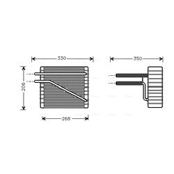 Výparník klimatizácie AVA QUALITY COOLING FDV269