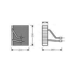 Výparník klimatizácie AVA QUALITY COOLING FDV330