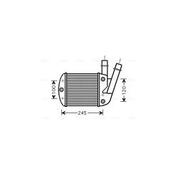 Chladič plniaceho vzduchu AVA QUALITY COOLING FT4340